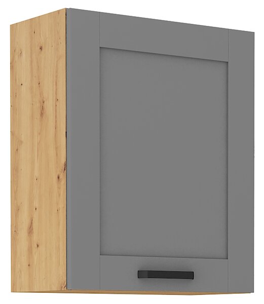 Kuchyňská linka LUNA du | 120 + 230 cm | PREMIUM BOX zásuvky | UNI dvířka | artisan/šedá