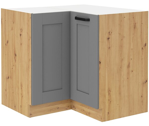 Kuchyňská linka LUNA du | 210x350 cm | PREMIUM BOX zásuvky | UNI dvířka | artisan/šedá