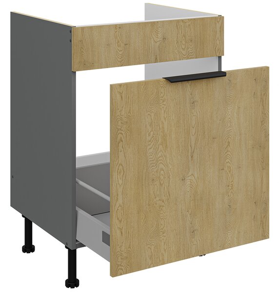Kuchyňská linka CREMONA ac | 260 cm | UNI dvířka | antracit/cremona
