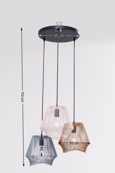 Kare Design Závěsná lampa Ischia Spiral