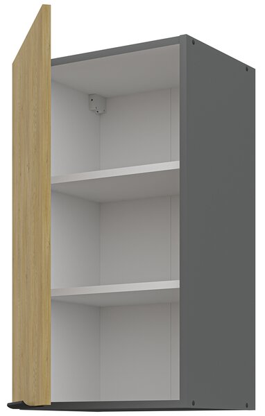 Kuchyňská linka CREMONA ac | 260 cm | UNI dvířka | antracit/cremona