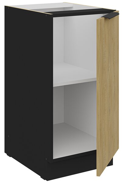 Kuchyňská linka CREMONA cc | 260 cm | UNI dvířka | černá/cremona