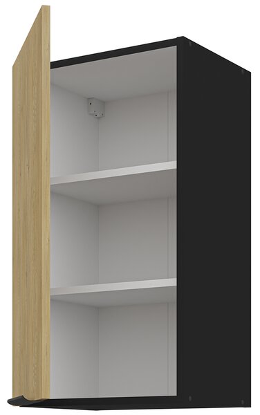 Kuchyňská linka CREMONA cc | 260 cm | UNI dvířka | černá/cremona