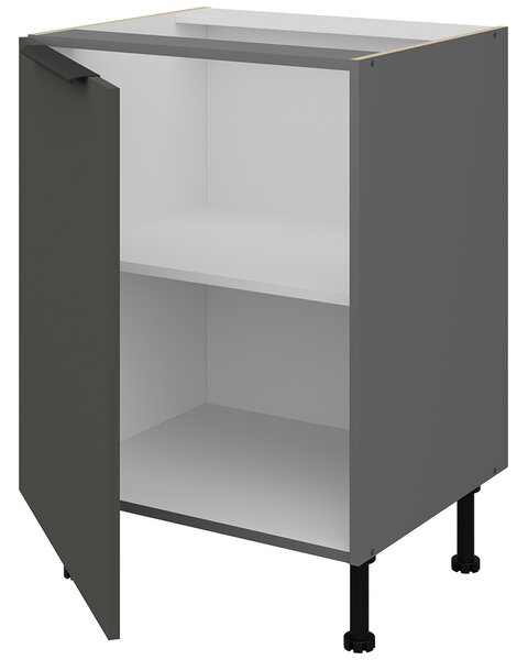 Kuchyňská linka ARIA pi | 300 cm | UNI dvířka | EXTRA VYSOKÁ | ANTIFINGER povrch | antracit/šedá grafit