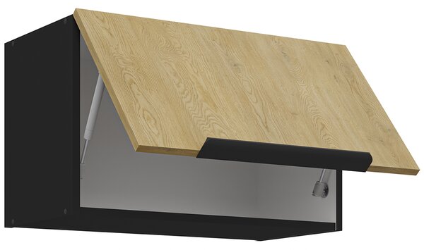 Kuchyňská linka CREMONA cc | 260 cm | UNI dvířka | černá/cremona