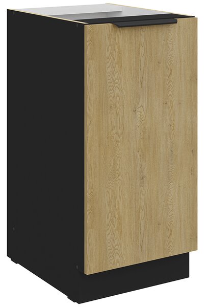 Kuchyňská linka CREMONA cc | 260 cm | UNI dvířka | černá/cremona
