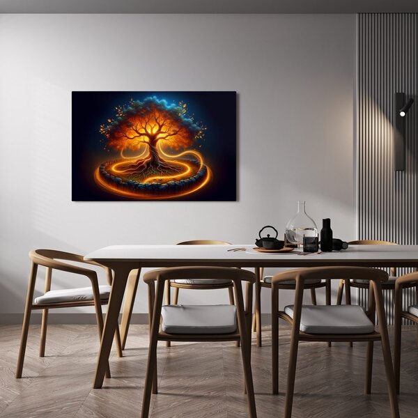 Obraz magický strom života v záři
