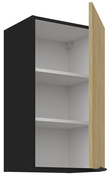 Kuchyňská linka CREMONA cc | 260 cm | UNI dvířka | černá/cremona