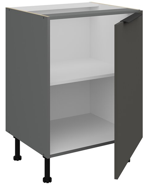 Kuchyňská linka ARIA pi | 300 cm | UNI dvířka | EXTRA VYSOKÁ | ANTIFINGER povrch | antracit/šedá grafit