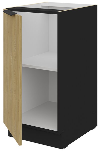 Kuchyňská linka CREMONA cc | 260 cm | UNI dvířka | černá/cremona
