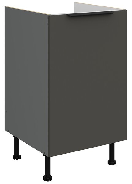 Kuchyňská linka ARIA pi | 300 cm | UNI dvířka | EXTRA VYSOKÁ | ANTIFINGER povrch | antracit/šedá grafit