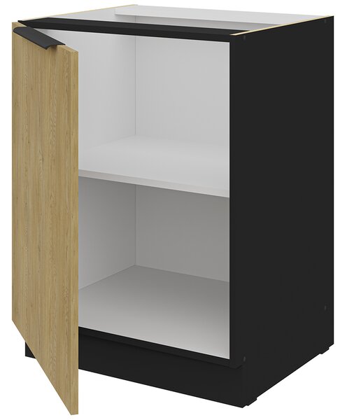 Kuchyňská linka CREMONA cc | 260 cm | UNI dvířka | černá/cremona