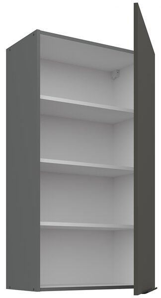 Kuchyňská linka ARIA pi | 300 cm | UNI dvířka | EXTRA VYSOKÁ | ANTIFINGER povrch | antracit/šedá grafit