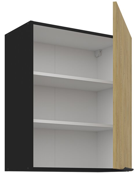 Kuchyňská linka CREMONA cc | 260 cm | UNI dvířka | černá/cremona