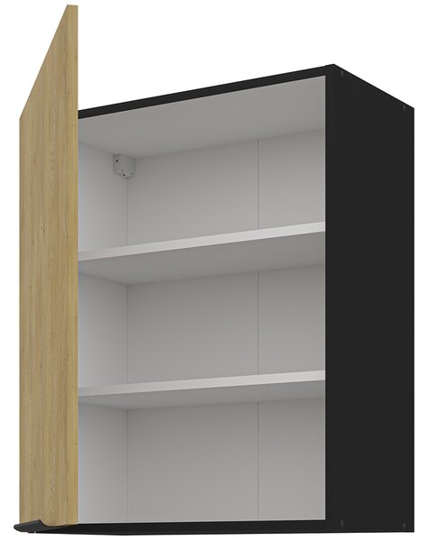 Kuchyňská linka CREMONA cc | 260 cm | UNI dvířka | černá/cremona