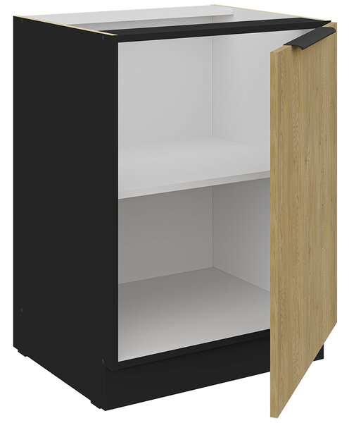 Kuchyňská linka CREMONA cc | 260 cm | UNI dvířka | černá/cremona