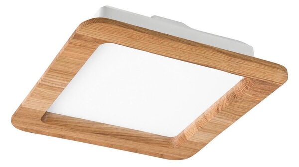 LED Podhledové svítidlo WOODY SPOT LED/17W/230V 3000K dub 18,5x18,5 cm