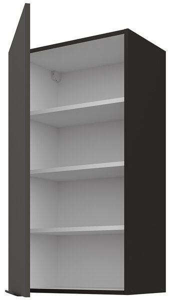 Kuchyňská linka ARIA pe | 390 cm | VYSOKÁ | UNI dvířka | černá/šedá grafit