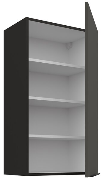 Kuchyňská linka ARIA pe | 390 cm | VYSOKÁ | UNI dvířka | černá/šedá grafit
