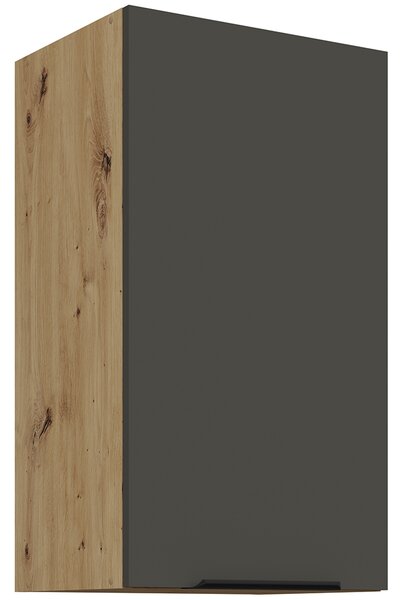 Kuchyňská linka ARIA pa | 255 cm | UNI dvířka | ANTIFINGER povrch | artisan/šedá grafit