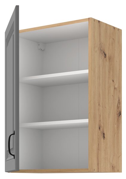 Kuchyňská linka STILO ad | 120 + 230 cm | PREMIUM BOX zásuvky | UNI dvířka | artisan/šedá