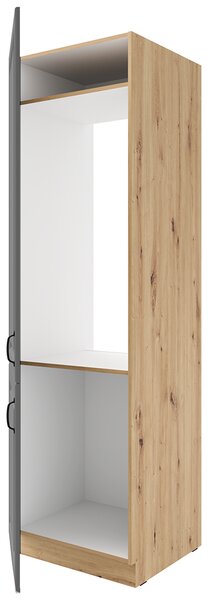 Kuchyňská linka STILO ad | 120 + 230 cm | PREMIUM BOX zásuvky | UNI dvířka | artisan/šedá