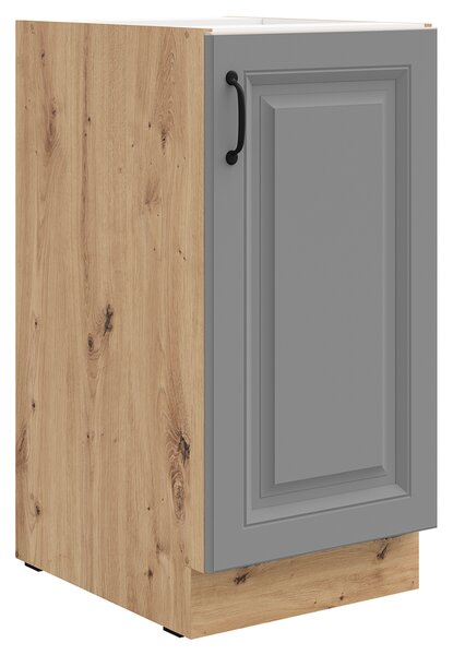 Kuchyňská linka STILO ad | 120 + 230 cm | PREMIUM BOX zásuvky | UNI dvířka | artisan/šedá