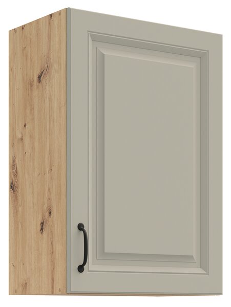 Kuchyňská linka STILO ac | 120 + 230 cm | PREMIUM BOX zásuvky | UNI dvířka | artisan/světle šedá