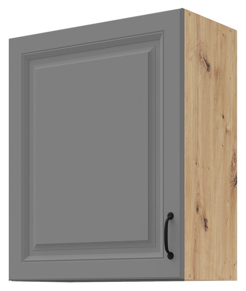 Kuchyňská linka STILO ad | 120 + 230 cm | PREMIUM BOX zásuvky | UNI dvířka | artisan/šedá