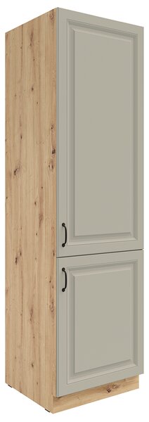 Kuchyňská linka STILO ac | 120 + 230 cm | PREMIUM BOX zásuvky | UNI dvířka | artisan/světle šedá