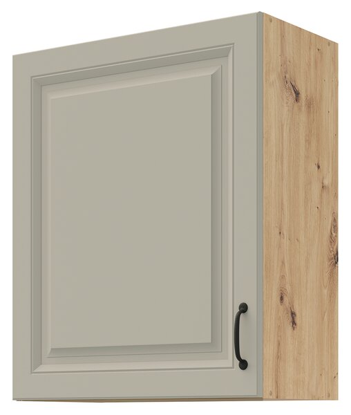 Kuchyňská linka STILO ac | 120 + 230 cm | PREMIUM BOX zásuvky | UNI dvířka | artisan/světle šedá