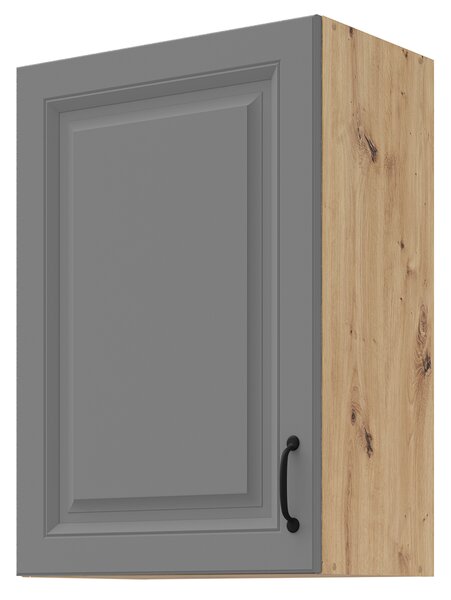 Kuchyňská linka STILO ad | 120 + 230 cm | PREMIUM BOX zásuvky | UNI dvířka | artisan/šedá