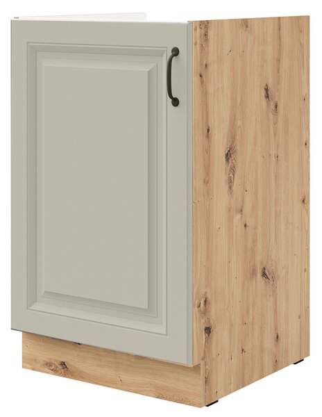 Kuchyňská linka STILO ac | 120 + 230 cm | PREMIUM BOX zásuvky | UNI dvířka | artisan/světle šedá