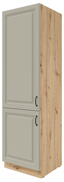 Kuchyňská linka STILO ac | 120 + 230 cm | PREMIUM BOX zásuvky | UNI dvířka | artisan/světle šedá