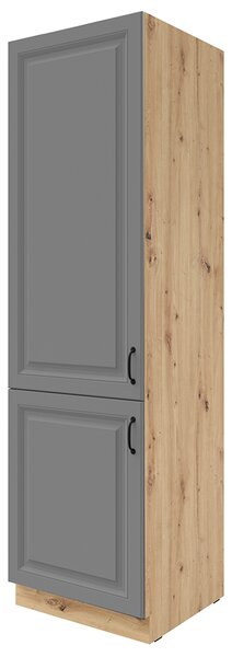 Kuchyňská linka STILO ad | 120 + 230 cm | PREMIUM BOX zásuvky | UNI dvířka | artisan/šedá