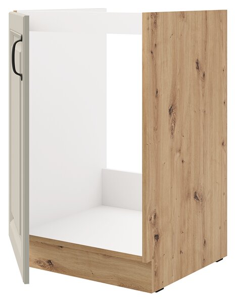 Kuchyňská linka STILO ac | 120 + 230 cm | PREMIUM BOX zásuvky | UNI dvířka | artisan/světle šedá