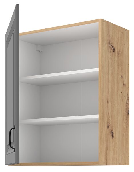 Kuchyňská linka STILO ad | 120 + 230 cm | PREMIUM BOX zásuvky | UNI dvířka | artisan/šedá