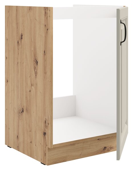 Kuchyňská linka STILO ac | 120 + 230 cm | PREMIUM BOX zásuvky | UNI dvířka | artisan/světle šedá