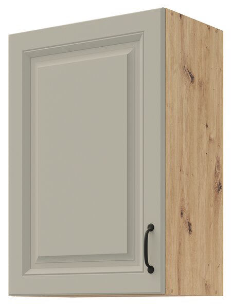 Kuchyňská linka STILO ac | 120 + 230 cm | PREMIUM BOX zásuvky | UNI dvířka | artisan/světle šedá