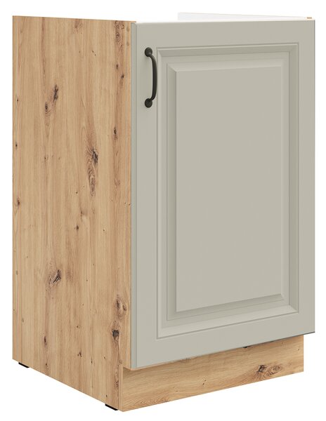 Kuchyňská linka STILO ac | 120 + 230 cm | PREMIUM BOX zásuvky | UNI dvířka | artisan/světle šedá
