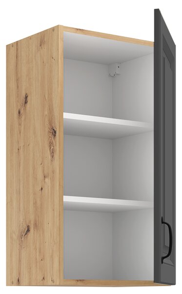 Kuchyňská linka STILO gr | 230 cm | PREMIUM BOX zásuvky | UNI dvířka | artisan/grafit