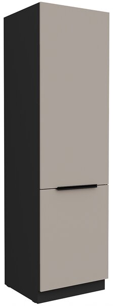 Kuchyňská linka ARIA cb | 390 cm | UNI dvířka | ANTI FINGERPRINT povrch | černá/béžová