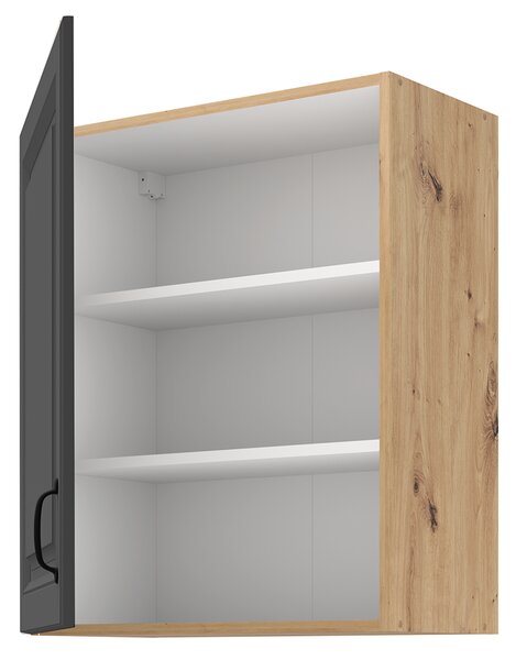 Kuchyňská linka STILO gr | 230 cm | PREMIUM BOX zásuvky | UNI dvířka | artisan/grafit