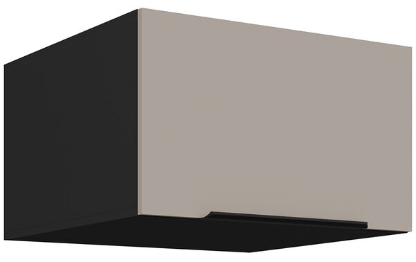 Kuchyňská linka ARIA cb | 390 cm | UNI dvířka | ANTI FINGERPRINT povrch | černá/béžová