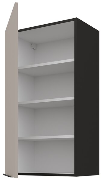 Kuchyňská linka ARIA cb | 390 cm | UNI dvířka | ANTI FINGERPRINT povrch | černá/béžová
