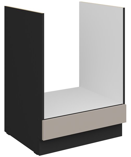 Kuchyňská linka ARIA cb | 390 cm | UNI dvířka | ANTI FINGERPRINT povrch | černá/béžová