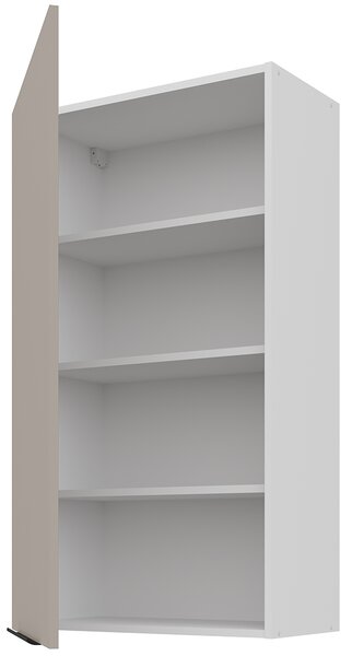 Kuchyňská linka ARIA lb | 270x230 cm | ANTI FINGERPRINT povrch | UNI dvířka | bílá/béžová
