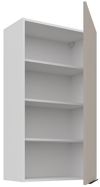 Kuchyňská linka ARIA lb | 270x230 cm | ANTI FINGERPRINT povrch | UNI dvířka | bílá/béžová