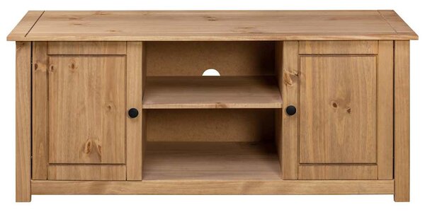 TV skříňka 120 x 40 x 50 cm masivní borovice řada Panama 282670