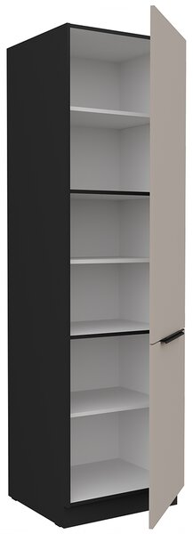 Kuchyňská linka ARIA cb | 390 cm | UNI dvířka | ANTI FINGERPRINT povrch | černá/béžová
